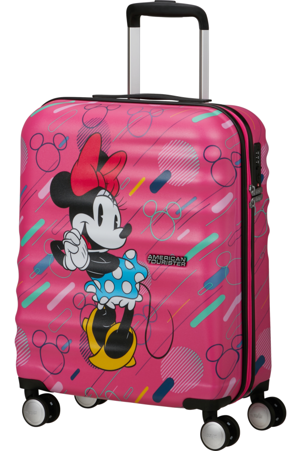 Mala de Cabine 55cm 4 Rodas Minnie Pop Futurista - WaveBreaker Disney | American Tourister