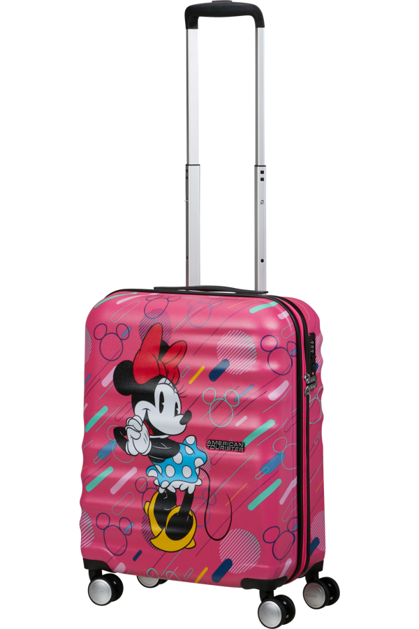 Mala de Cabine 55cm 4 Rodas Minnie Pop Futurista - WaveBreaker Disney | American Tourister