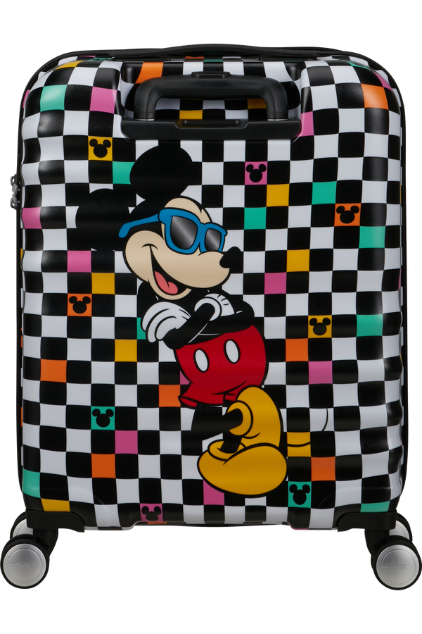 Mala de Cabine 55cm 4 Rodas Mickey Xadrez - WaveBreaker Disney | American Tourister®