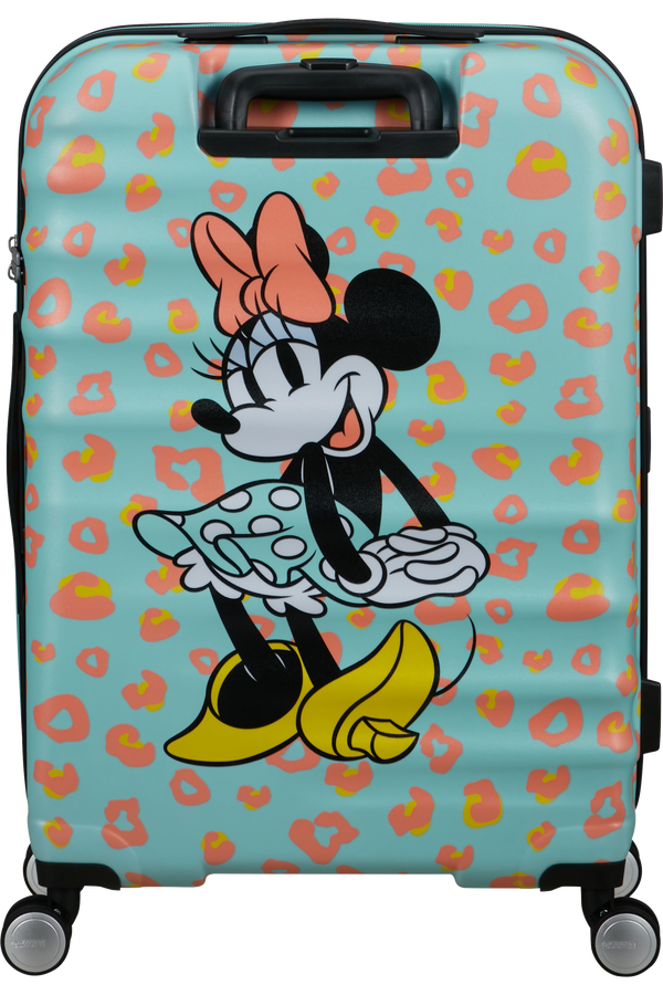 Mala de Viagem Média 67cm 4 Rodas Minnie Pontos Pastel - WaveBreaker Disney | American Tourister®