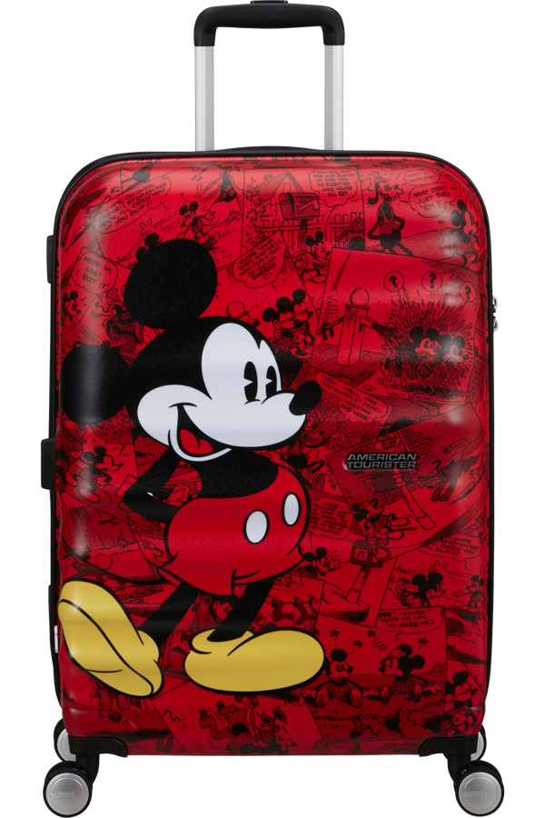 Mala de Viagem Média 67cm 4 Rodas Mickey Banda Desenhada - WaveBreaker Disney | American Tourister