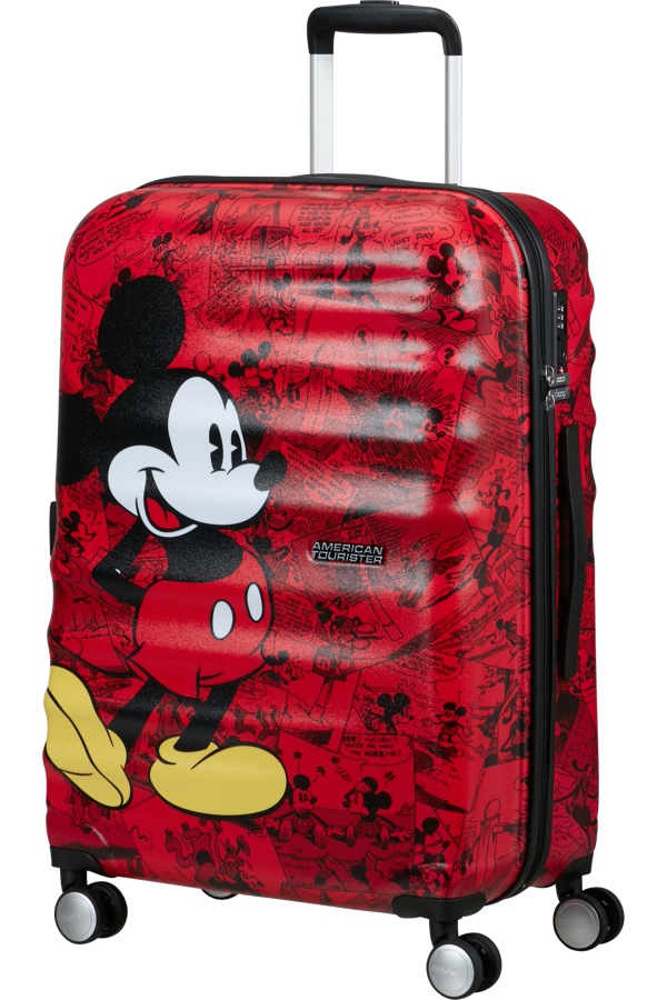 Mala de Viagem Média 67cm 4 Rodas Mickey Banda Desenhada - WaveBreaker Disney | American Tourister