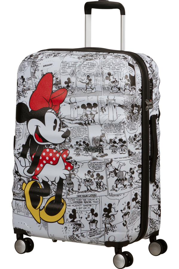 Mala de Viagem Média 67cm 4 Rodas Minnie Banda Desenhada - WaveBreaker Disney | American Tourister