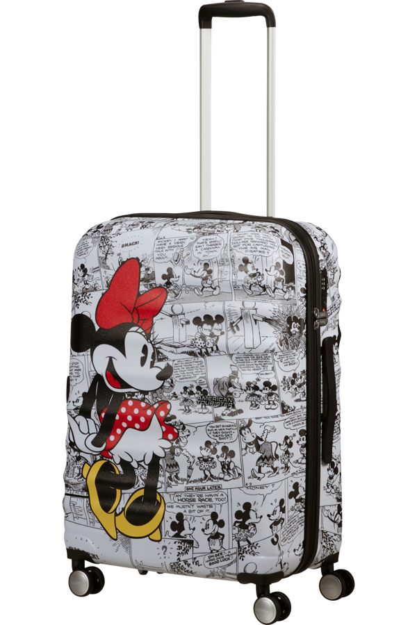 Mala de Viagem Média 67cm 4 Rodas Minnie Banda Desenhada - WaveBreaker Disney | American Tourister