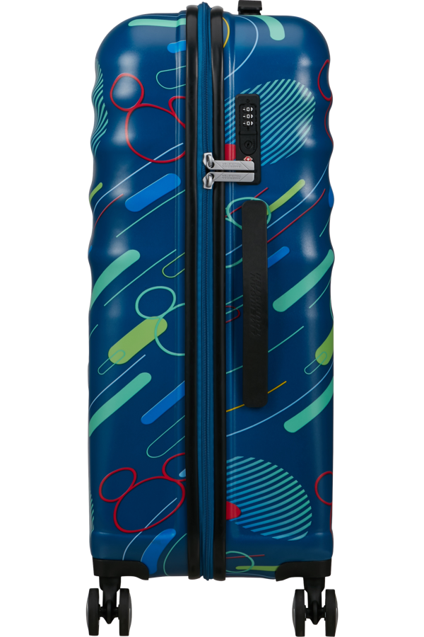 Mala de Viagem Média 67cm 4 Rodas Mickey Pop Futurista - WaveBreaker Disney | American Tourister