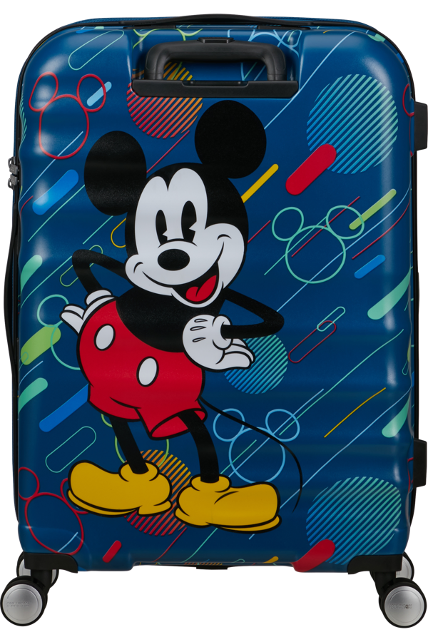 Mala de Viagem Média 67cm 4 Rodas Mickey Pop Futurista - WaveBreaker Disney | American Tourister