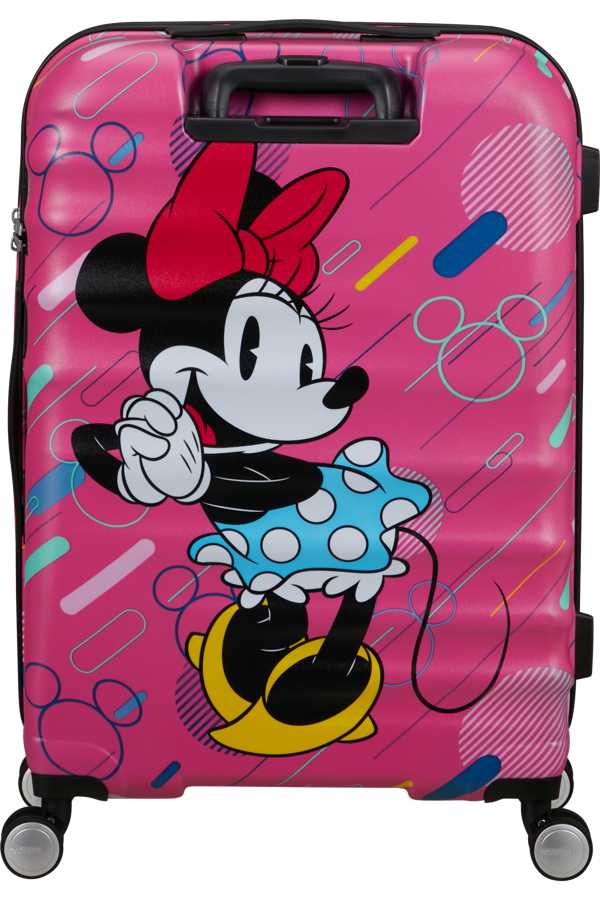 Mala de Viagem Média 67cm 4 Rodas Minnie Pop Futurista - WaveBreaker Disney | American Tourister