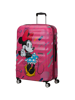 Mala de Viagem Grande 77cm 4 Rodas Minnie Pop Futurista - WaveBreaker Disney | American Tourister