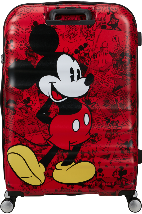 Mala de Viagem Grande 77cm 4 Rodas Mickey Banda Desenhada - WaveBreaker Disney | American Tourister