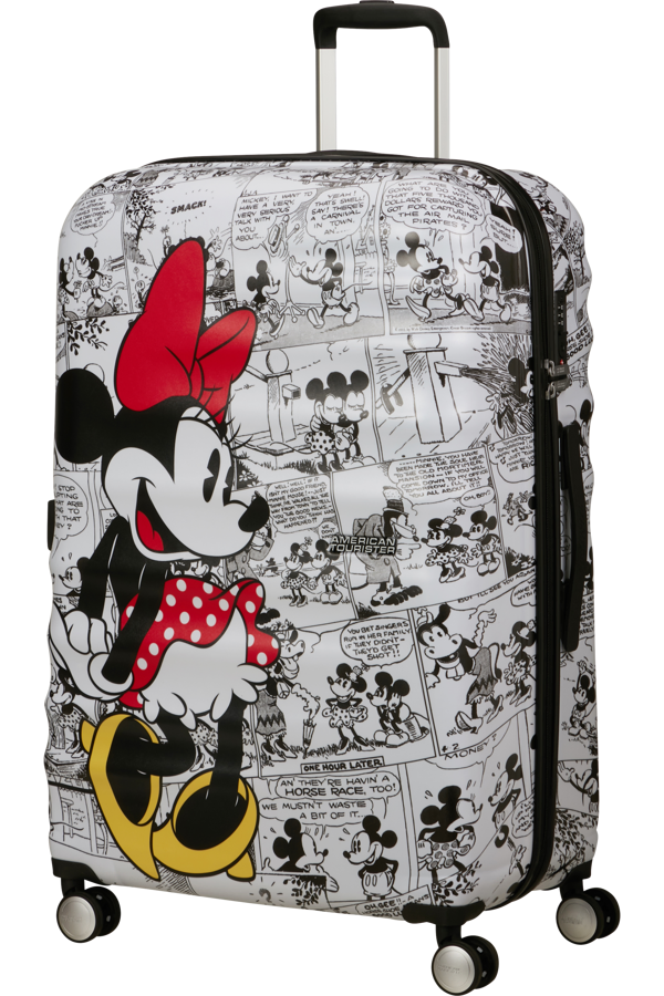 Mala de Viagem Grande 77cm 4 Rodas Minnie Banda Desenhada - WaveBreaker Disney | American Tourister