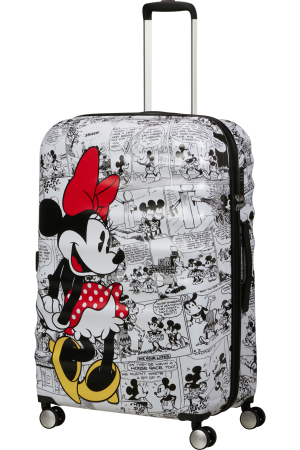 Mala de Viagem Grande 77cm 4 Rodas Minnie Banda Desenhada - WaveBreaker Disney | American Tourister