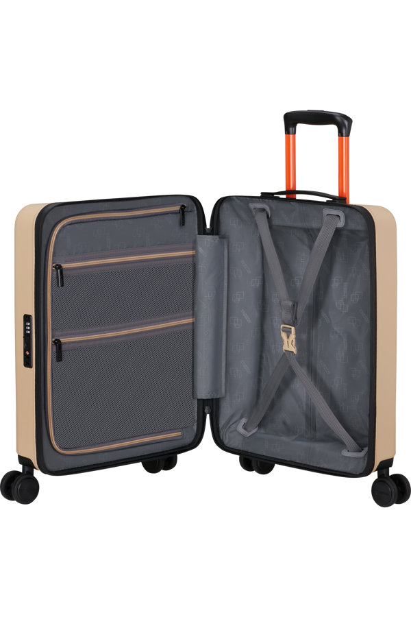 Mala de Cabine 55cm 4 Rodas Bege - TrailOn | American Tourister