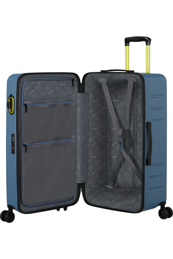Mala de Viagem Trunk 73cm 4 Rodas Azul-Coroa - TrailOn | American Tourister®