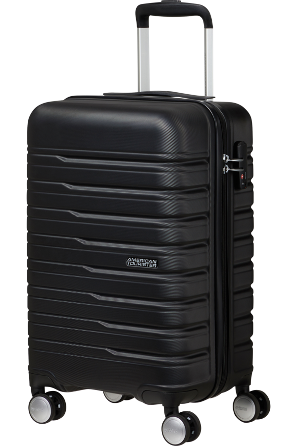 Mala de Cabine 55/23cm 4 Rodas Preto Sombra - Flashline | American Tourister