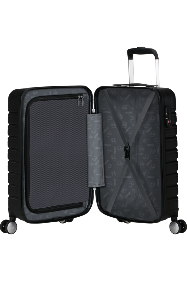 Mala de Cabine 55/23cm 4 Rodas Preto Sombra - Flashline | American Tourister