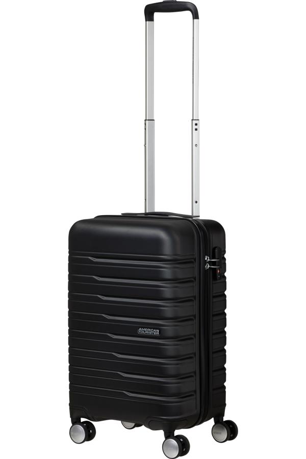 Mala de Cabine 55/23cm 4 Rodas Preto Sombra - Flashline | American Tourister