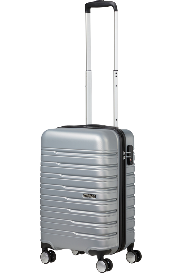 Mala de Cabine 55/23cm 4 Rodas Céu Prata - Flashline | American Tourister