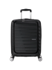 Mala de Cabine 55cm 4 Rodas Com Bolso para Portátil 15.6 Preto Sombra - Flashline | American Touris