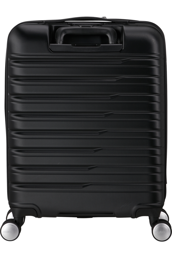 Mala de Cabine 55cm 4 Rodas Com Bolso para Portátil 15.6 Preto Sombra - Flashline | American Touris