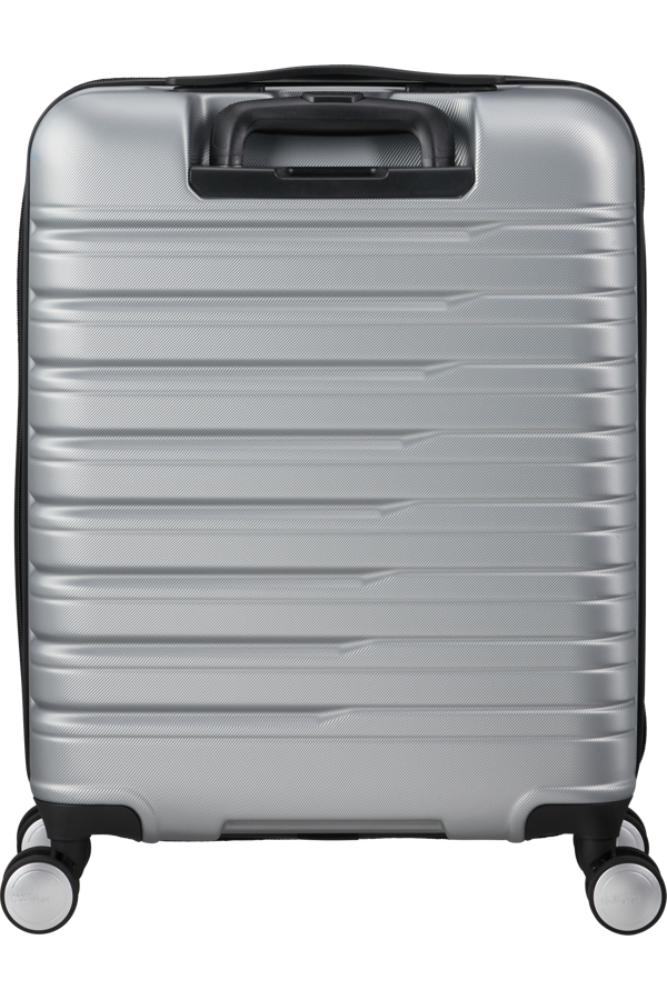 Mala de Cabine 55cm 4 Rodas Com Bolso para Portátil 15.6 Céu Prata - Flashline | American Tourister