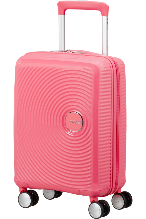 Mala de Viagem Pequena 47cm 4 Rodas Coral - Soundbox Mini | American Tourister