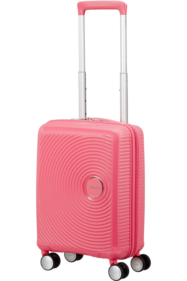 Mala de Viagem Pequena 47cm 4 Rodas Coral - Soundbox Mini | American Tourister