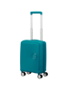 Mala de Viagem Pequena 47cm 4 Rodas Azul-Petróleo - Soundbox Mini | American Tourister