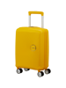 Mala de Viagem Pequena 47cm 4 Rodas Amarela - Soundbox Mini | American Tourister