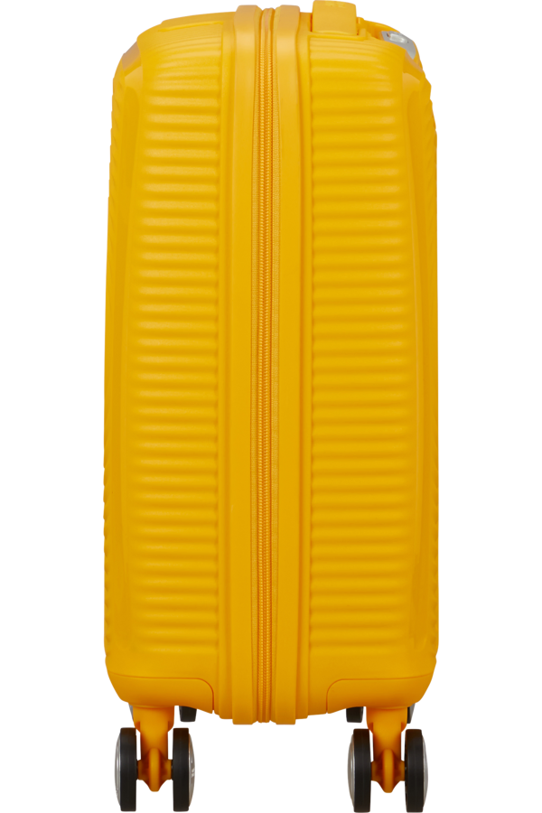 Mala de Viagem Pequena 47cm 4 Rodas Amarela - Soundbox Mini | American Tourister