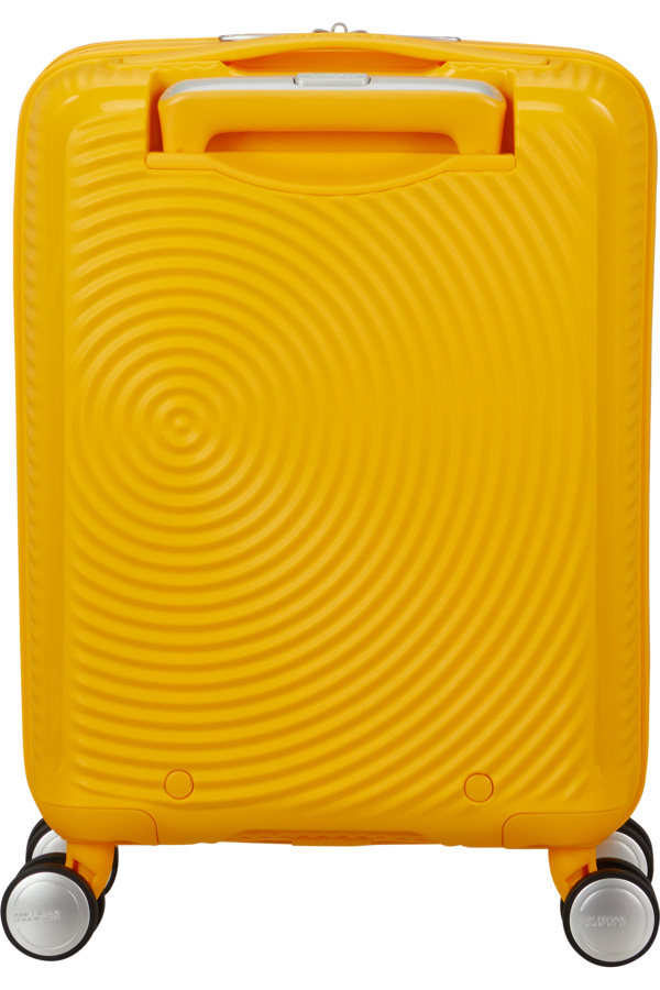 Mala de Viagem Pequena 47cm 4 Rodas Amarela - Soundbox Mini | American Tourister