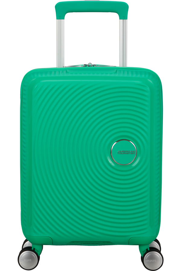 Mala de Viagem Pequena 47cm 4 Rodas Verde Brilhante - Soundbox Mini | American Tourister