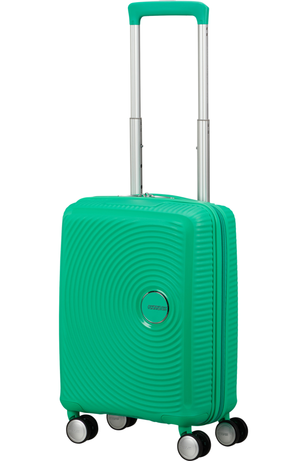 Mala de Viagem Pequena 47cm 4 Rodas Verde Brilhante - Soundbox Mini | American Tourister