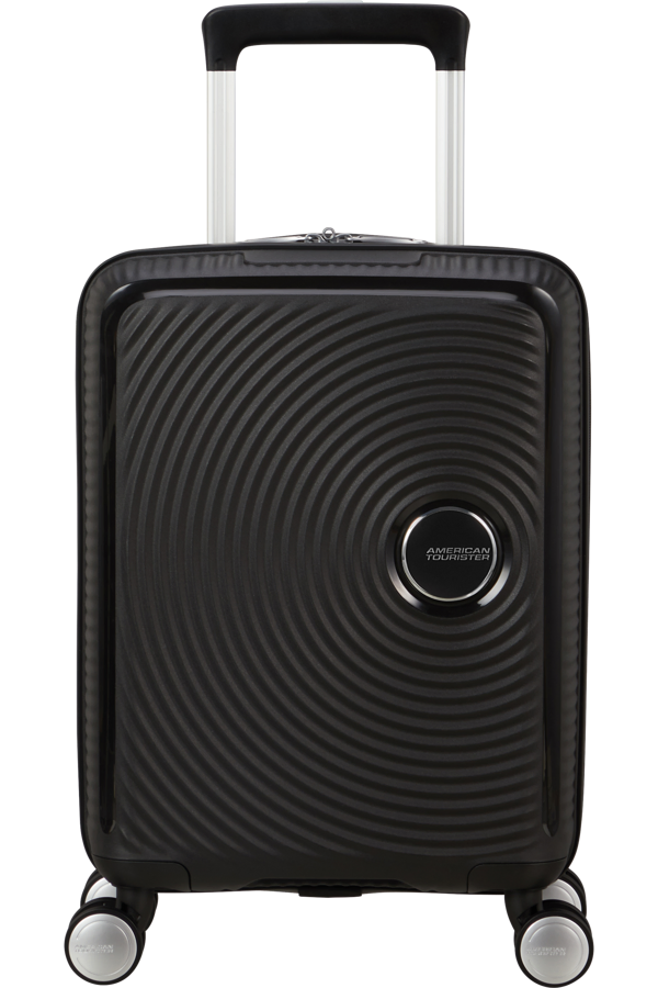 Mala de Viagem Pequena 47cm 4 Rodas Preta - Soundbox Mini | American Tourister
