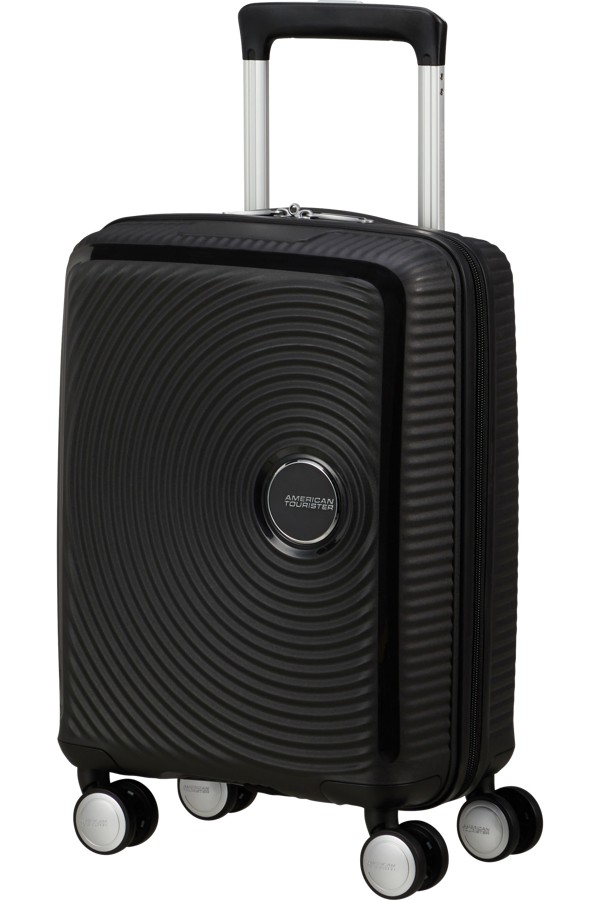 Mala de Viagem Pequena 47cm 4 Rodas Preta - Soundbox Mini | American Tourister