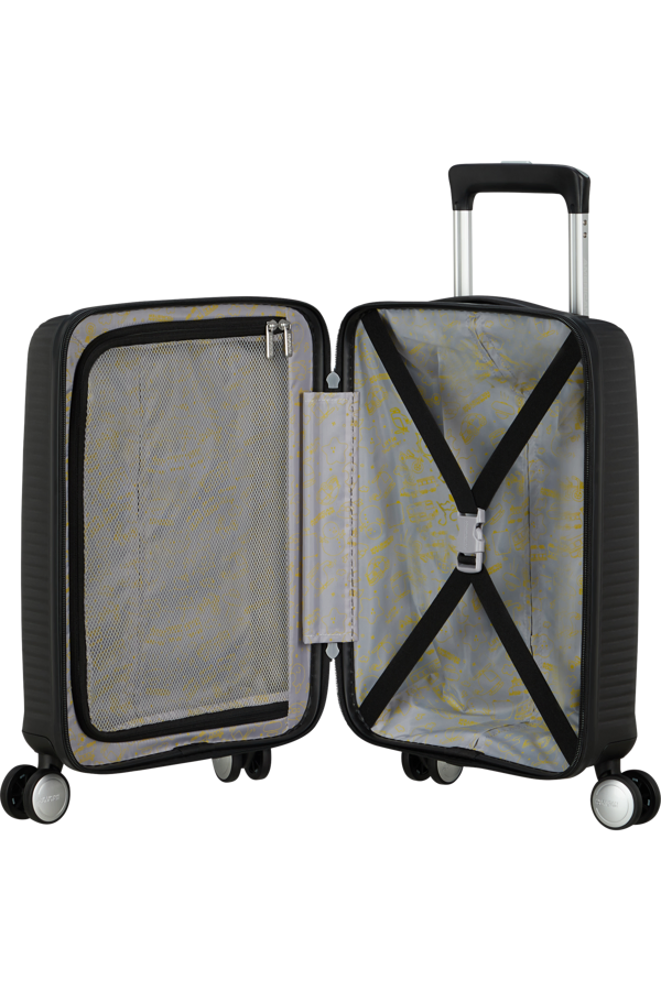 Mala de Viagem Pequena 47cm 4 Rodas Preta - Soundbox Mini | American Tourister