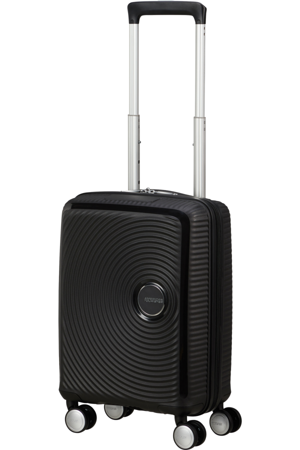 Mala de Viagem Pequena 47cm 4 Rodas Preta - Soundbox Mini | American Tourister