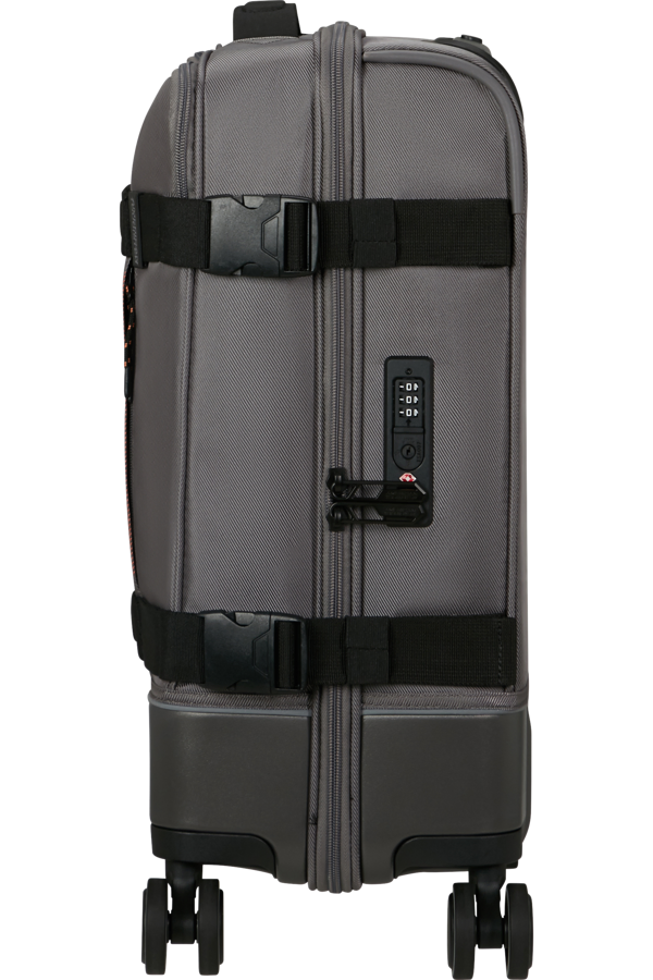 Mala de Viagem Cabine 55cm 4 Rodas Cinza Escuro - Urban Track | American Tourister