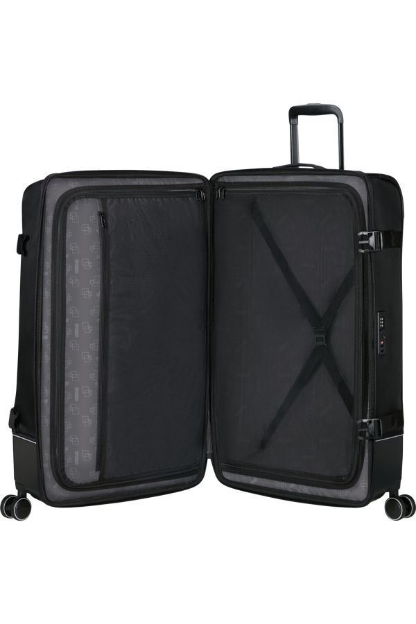 Mala de Viagem Grande 79cm 4 Rodas Preto Asfalto - Urban Track | American Tourister