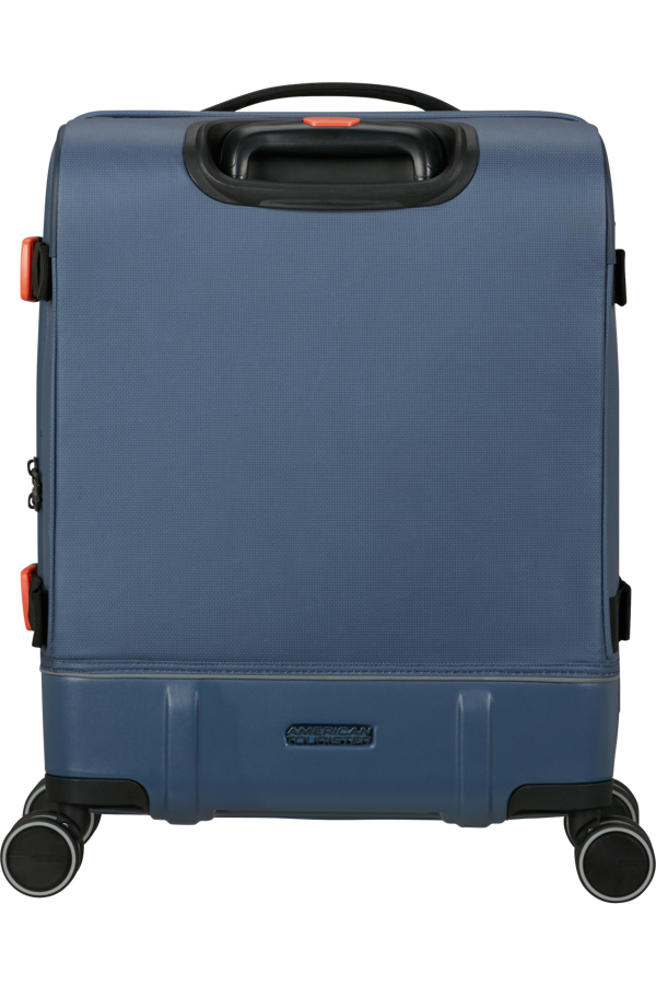 Mala de Viagem Cabine 55cm 4 Rodas Azul/Laranja - Urban Track | American Tourister
