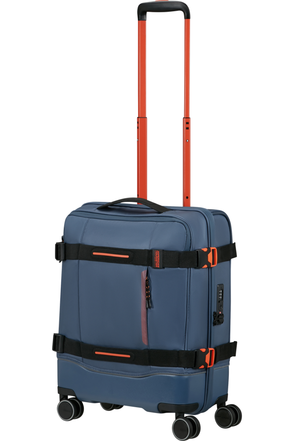 Mala de Viagem Cabine 55cm 4 Rodas Azul/Laranja - Urban Track | American Tourister