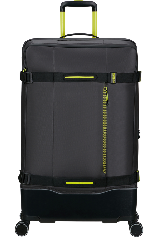 Mala de Viagem Grande 79cm 4 Rodas Preto/Lima - Urban Track | American Tourister®