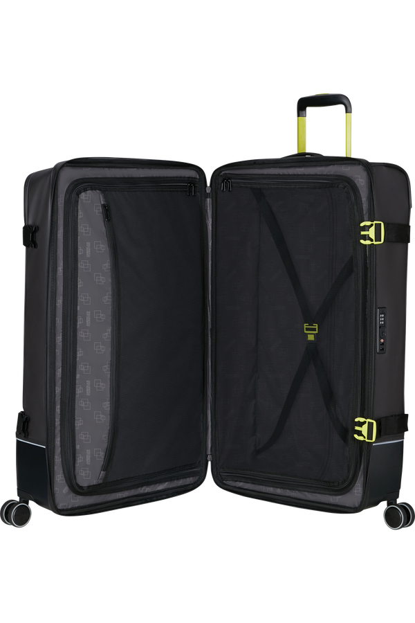 Mala de Viagem Grande 79cm 4 Rodas Preto/Lima - Urban Track | American Tourister®