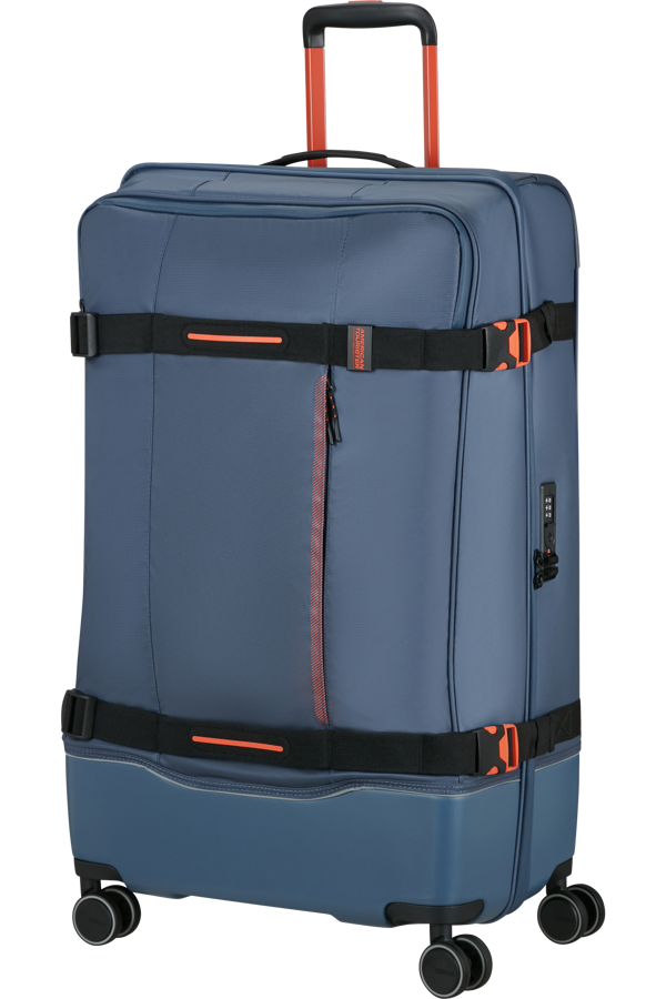 Mala de Viagem Grande 79cm 4 Rodas Azul/Laranja - Urban Track | American Tourister