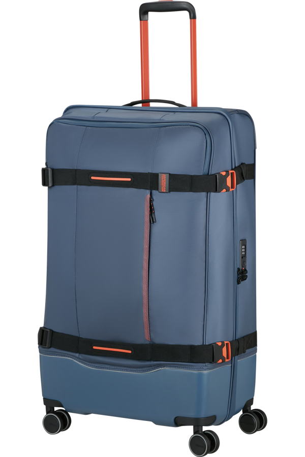 Mala de Viagem Grande 79cm 4 Rodas Azul/Laranja - Urban Track | American Tourister