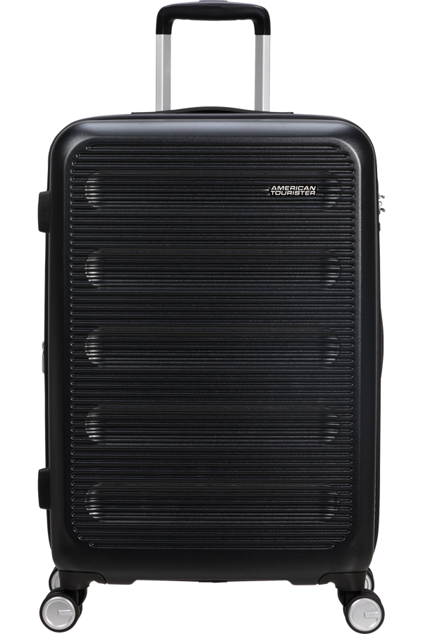 Mala de Viagem Média 67cm Expansível 4 Rodas Preto Tempestade - Astrobeam | American Tourister
