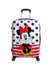 Mala de Viagem Média 65cm 4 Rodas Minnie Pontos Azuis - Disney Legends | American Tourister