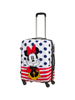 Mala de Viagem Média 65cm 4 Rodas Minnie Pontos Azuis - Disney Legends | American Tourister