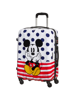 Mala de Viagem Média 65cm 4 Rodas Mickey Pontos Azuis - Disney Legends | American Tourister