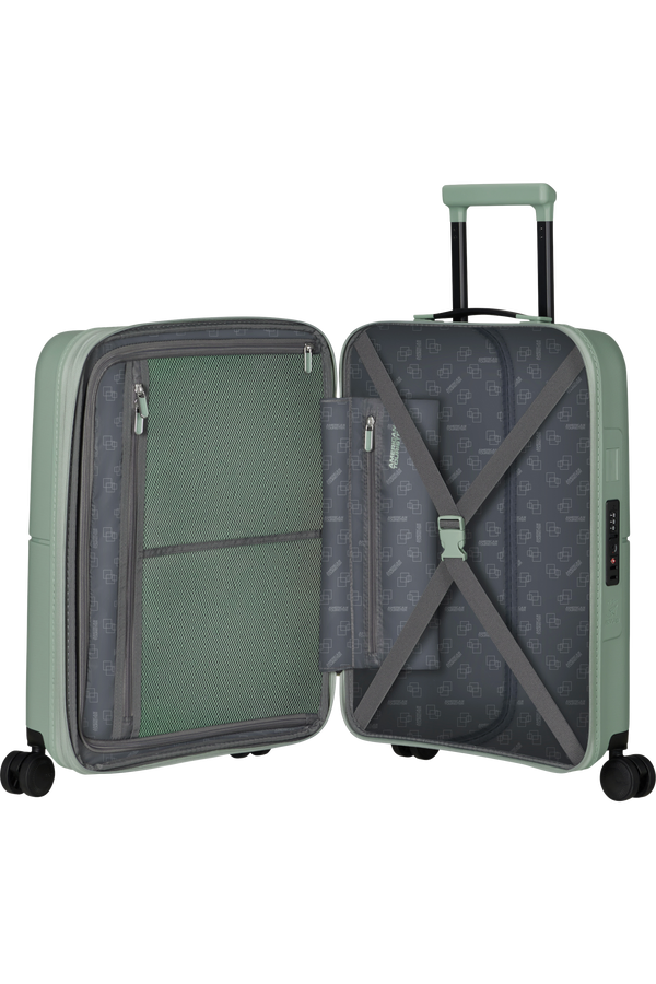 Mala de Cabine 55cm Expansível 4 Rodas Verde Iceberg - DashPop | American Tourister®
