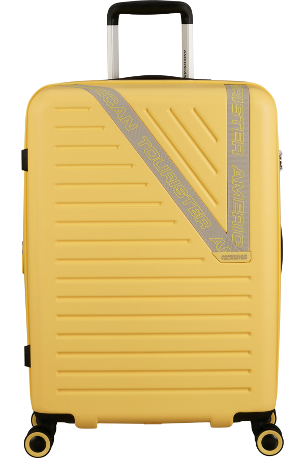 Mala de Viagem Média 66cm Expansível 4 Rodas Amarelo Ensolarado - Dynabelt | American Tourister